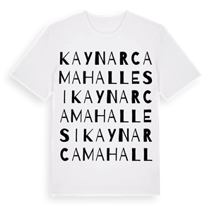 Kaynarca Mahallesi ordlek t-shirt – ekologisk bomull t-shirt från Pinshirt