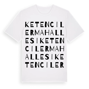Ketenciler Mahallesi ordlek t-shirt – ekologisk bomull t-shirt från Pinshirt