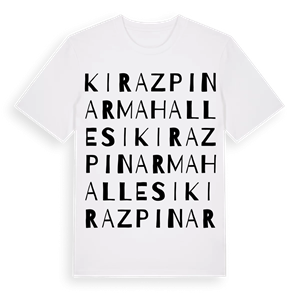 Kirazpınar Mahallesi ordlek t-shirt – ekologisk bomull t-shirt från Pinshirt