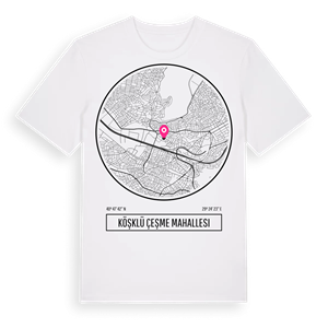 Köşklü Çeşme Mahallesi t-shirt – ekologisk bomull t-shirt från Pinshirt