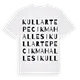 Kullar Tepecik Mahallesi ordlek t-shirt