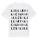 Kullar Yakacık Mahallesi ordlek t-shirt