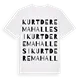 Kurtdere Mahallesi ordlek t-shirt