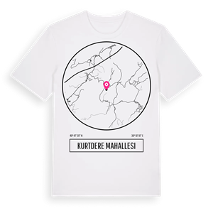 Kurtdere Mahallesi t-shirt – ekologisk bomull t-shirt från Pinshirt