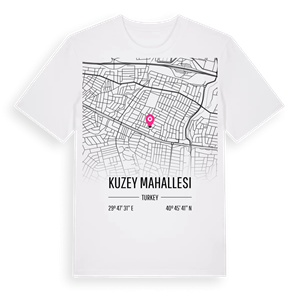 Kuzey Mahallesi karta t-shirt – ekologisk bomull t-shirt från Pinshirt
