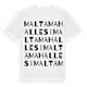 Malta Mahallesi ordlek t-shirt