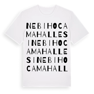 Nebihoca Mahallesi ordlek t-shirt – ekologisk bomull t-shirt från Pinshirt