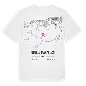 Oluklu Mahallesi karta t-shirt – ekologisk bomull t-shirt från Pinshirt