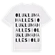 Oluklu Mahallesi ordlek t-shirt