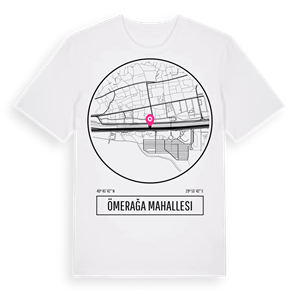 Ömerağa Mahallesi t-shirt – ekologisk bomull t-shirt från Pinshirt