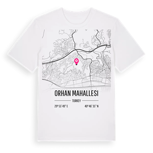 Orhan Mahallesi karta t-shirt – ekologisk bomull t-shirt från Pinshirt