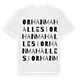 Orhan Mahallesi ordlek t-shirt