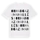 Orhangazi Mahallesi ordlek t-shirt