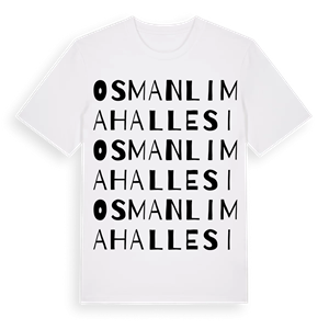 Osmanlı Mahallesi ordlek t-shirt – ekologisk bomull t-shirt från Pinshirt