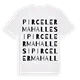 Pirceler Mahallesi ordlek t-shirt