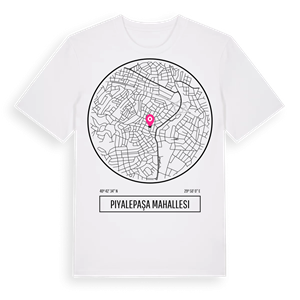 Piyalepaşa Mahallesi t-shirt – ekologisk bomull t-shirt från Pinshirt
