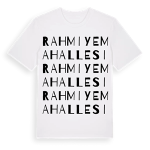 Rahmiye Mahallesi ordlek t-shirt – ekologisk bomull t-shirt från Pinshirt