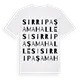 Sırrıpaşa Mahallesi ordlek t-shirt