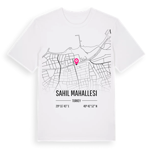 Sahil Mahallesi karta t-shirt – ekologisk bomull t-shirt från Pinshirt