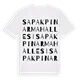Sapakpınar Mahallesi ordlek t-shirt