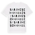 Sarımeşe Mahallesi ordlek t-shirt