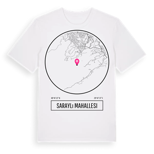 Saraylı Mahallesi t-shirt – ekologisk bomull t-shirt från Pinshirt