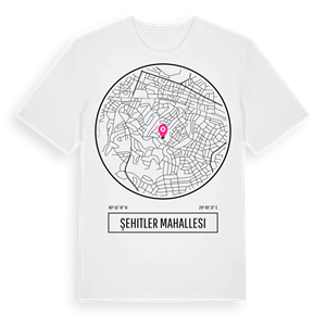 Şehitler Mahallesi t-shirt – ekologisk bomull t-shirt från Pinshirt
