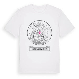 Şekerpınar Mahallesi t-shirt – ekologisk bomull t-shirt från Pinshirt