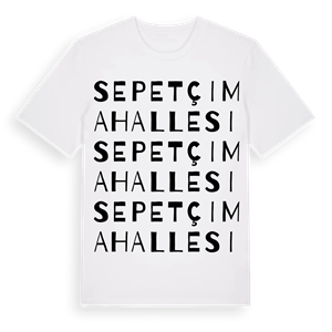 Sepetçi Mahallesi ordlek t-shirt – ekologisk bomull t-shirt från Pinshirt