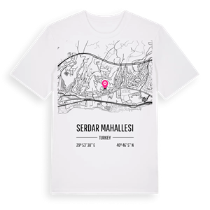 Serdar Mahallesi karta t-shirt – ekologisk bomull t-shirt från Pinshirt