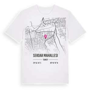 Serdar Mahallesi karta t-shirt – ekologisk bomull t-shirt från Pinshirt