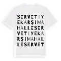 Servetiye Karşı Mahalle ordlek t-shirt