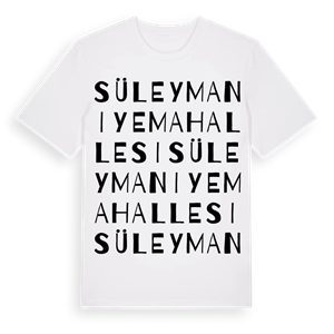 Süleymaniye Mahallesi ordlek t-shirt – ekologisk bomull t-shirt från Pinshirt