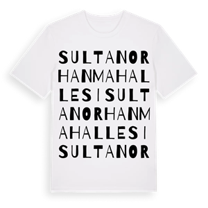 Sultan Orhan Mahallesi ordlek t-shirt – ekologisk bomull t-shirt från Pinshirt