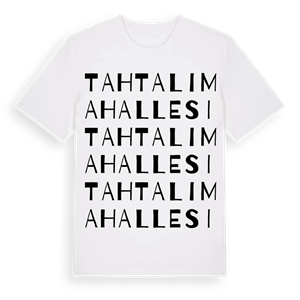 Tahtalı Mahallesi ordlek t-shirt – ekologisk bomull t-shirt från Pinshirt