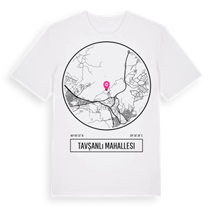 Tavşanlı Mahallesi t-shirt – ekologisk bomull t-shirt från Pinshirt