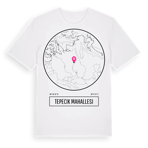 Tepecik Mahallesi t-shirt – ekologisk bomull t-shirt från Pinshirt