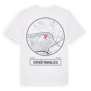 Tepeköy Mahallesi t-shirt – ekologisk bomull t-shirt från Pinshirt