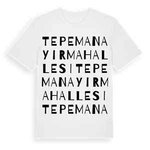 Tepemanayır Mahallesi ordlek t-shirt – ekologisk bomull t-shirt från Pinshirt