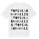 Topçular Mahallesi ordlek t-shirt