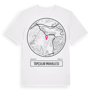 Topçular Mahallesi t-shirt – ekologisk bomull t-shirt från Pinshirt