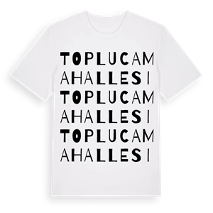 Topluca Mahallesi ordlek t-shirt – ekologisk bomull t-shirt från Pinshirt
