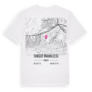 Turgut Mahallesi karta t-shirt – ekologisk bomull t-shirt från Pinshirt
