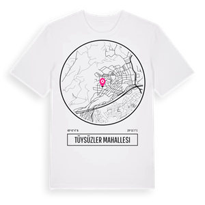 Tüysüzler Mahallesi t-shirt – ekologisk bomull t-shirt från Pinshirt