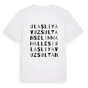 Ulaşlı Yavuz Sultan Selim Mahallesi ordlek t-shirt – ekologisk bomull t-shirt från Pinshirt