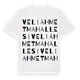 Veliahmet Mahallesi ordlek t-shirt