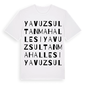Yavuz Sultan Mahallesi ordlek t-shirt – ekologisk bomull t-shirt från Pinshirt