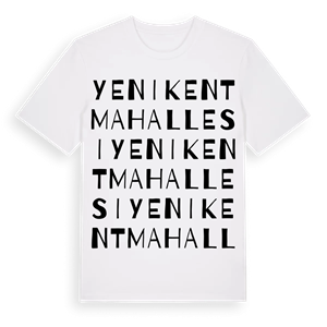 Yenikent Mahallesi ordlek t-shirt – ekologisk bomull t-shirt från Pinshirt