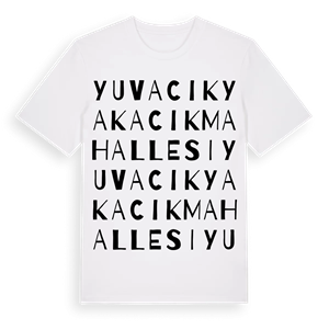 Yuvacık Yakacık Mahallesi ordlek t-shirt – ekologisk bomull t-shirt från Pinshirt