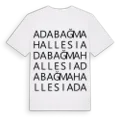 Adabağ Mahallesi ordlek t-shirt